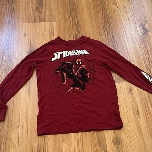 Spider-Man‎ Red Long Sleeve Shirt